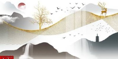 File ảnh file tranh bộ decor in treo tường tráng gương OPIC7123 (gốc) cho trang trí nội thất