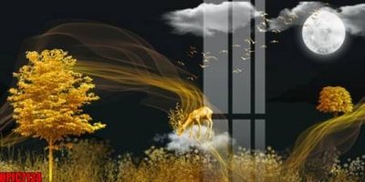 Tải file file tranh bộ decor in treo tường tráng gương OPIC7124 (gốc) làm file quảng cáo