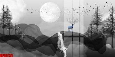 File tranh file tranh bộ decor in treo tường tráng gương OPIC7131 (ảnh gốc) chi tiết rõ ràng