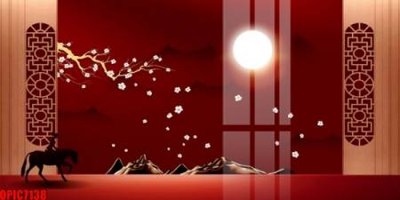 File in ấn file tranh bộ decor in treo tường tráng gương OPIC7138 (bản gốc) chất lượng cao