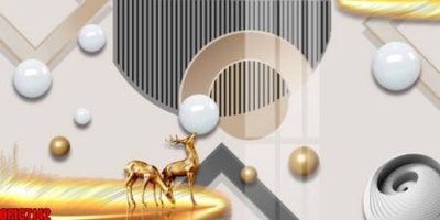 File tranh gốc PSD file tranh bộ decor in treo tường tráng gương OPIC7142 còn nguyên layer