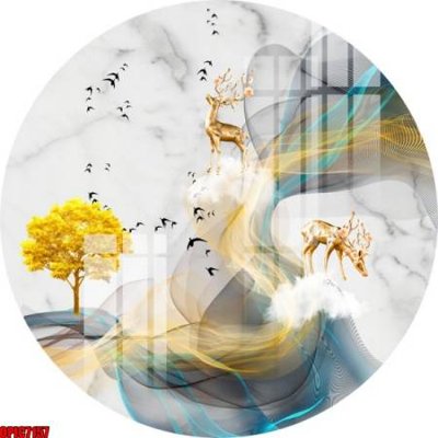 File ảnh gốc file tranh bộ decor in treo tường tráng gương OPIC7157 không vỡ nét