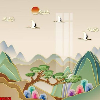 Download file file tranh bộ decor in treo tường tráng gương OPIC7175 (chuẩn in) chất lượng cao