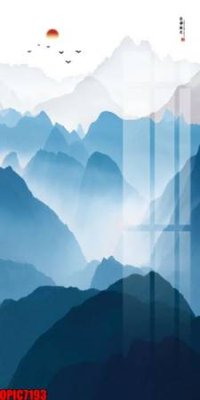 Tải file file tranh bộ decor in treo tường tráng gương OPIC7193 (PSD) cho in tranh 3D