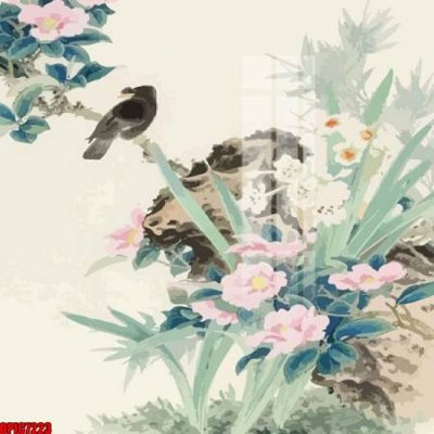 File gốc file tranh bộ decor in treo tường tráng gương OPIC7223 (in mica) làm quà tặng