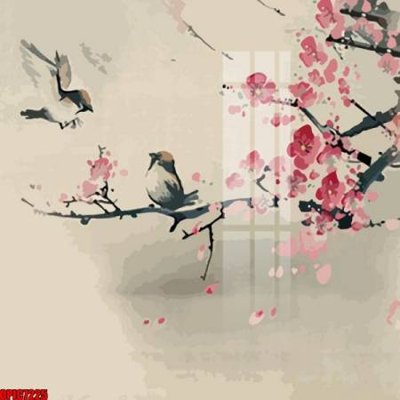 File gốc file tranh bộ decor in treo tường tráng gương OPIC7225 (in ấn) không giới hạn