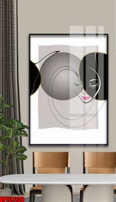File PSD file tranh bộ decor in treo tường tráng gương OPIC7230 (gốc) tách lớp chi tiết