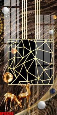 File in ấn file tranh bộ decor in treo tường tráng gương OPIC7242 chuyên nghiệp