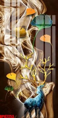 File tranh file tranh bộ decor in treo tường tráng gương OPIC7253 (bản gốc) treo quán cafe