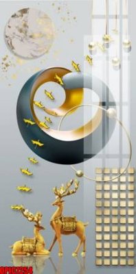 Tải file file tranh bộ decor in treo tường tráng gương OPIC7254 (ảnh gốc) file TIFF