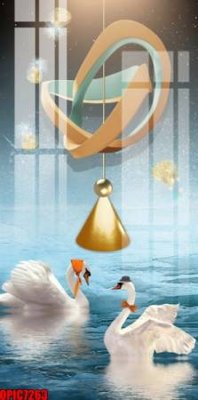 Ảnh gốc file tranh bộ decor in treo tường tráng gương OPIC7263 (độ nét cao) in mica