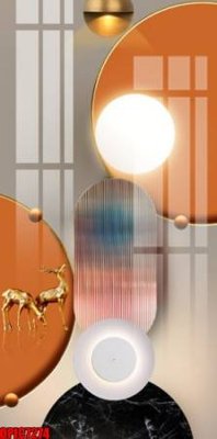 Mua file gốc file tranh bộ decor in treo tường tráng gương OPIC7274 (PSD) tại Filetranh.com