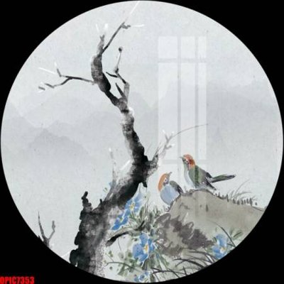 File gốc file tranh bộ decor in treo tường tráng gương OPIC7353 (PNG) không nền chất lượng