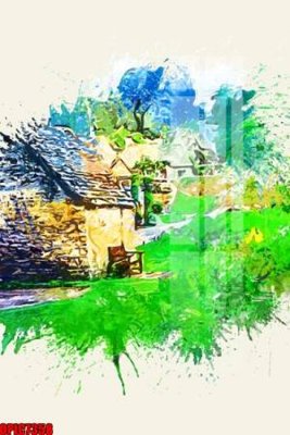 File in ấn file tranh bộ decor in treo tường tráng gương OPIC7358 (bản gốc) sắc nét