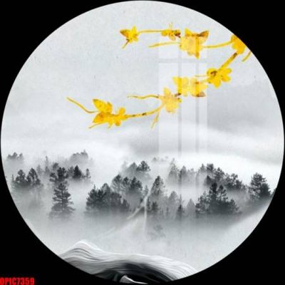 Tải xuống file tranh gốc file tranh bộ decor in treo tường tráng gương OPIC7359 (PSD/TIFF)