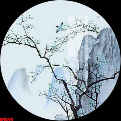 File in trần file tranh bộ decor in treo tường tráng gương OPIC7411 (bản gốc) phong cảnh