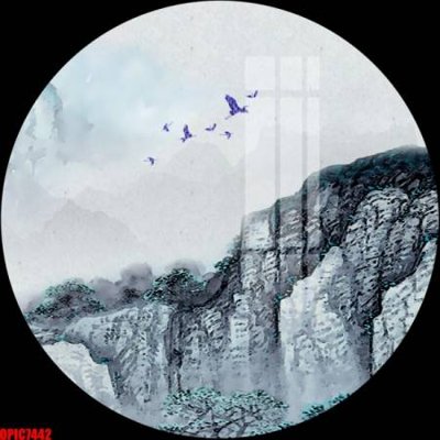 File in trần file tranh bộ decor in treo tường tráng gương OPIC7442 (bản gốc) đại dương