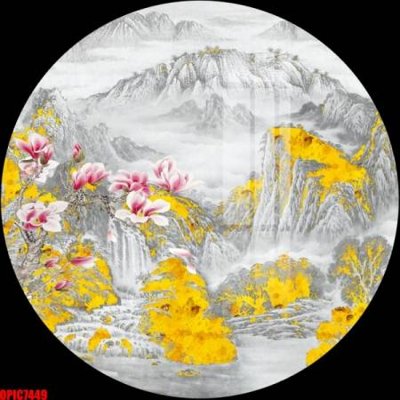 File PSD file tranh bộ decor in treo tường tráng gương OPIC7449 (nguyên bản) cho thiết kế