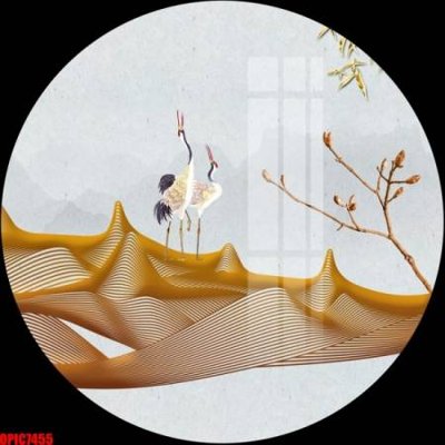 File gốc file tranh bộ decor in treo tường tráng gương OPIC7455 (chuẩn CMYK) cho nhà in