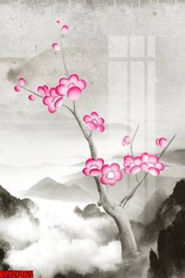 File gốc file tranh bộ decor in treo tường tráng gương OPIC7465 (ảnh chi tiết) để in lụa