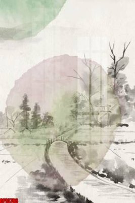 File PSD file tranh bộ decor in treo tường tráng gương OPIC788 (gốc) nhiều lớp (multi-layer)