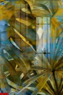 File in lụa file tranh bộ decor in treo tường tráng gương OPIC891 (hoa văn) file tranh bộ decor in treo tường tráng gương OPIC891