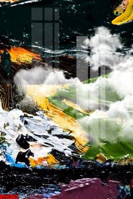 File gốc in mica file tranh bộ decor in treo tường tráng gương OPIC962 chất lượng