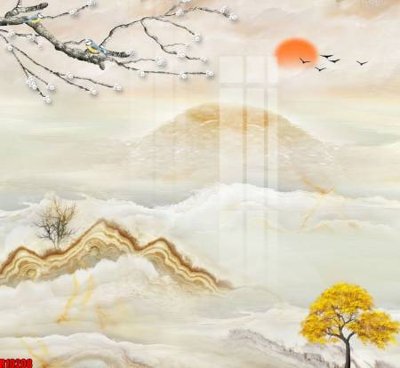 Tải file file tranh in treo tường file decor tổng hợp R10208 (ảnh gốc) file TIFF