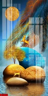 File gốc file tranh in treo tường file decor tổng hợp R10866 (chuẩn CMYK) cho nhà in