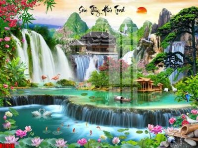 Tải file file tranh in treo tường file decor tổng hợp R11016 (gốc) làm file tranh quảng cáo