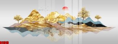 File tranh file tranh in treo tường file decor tổng hợp R11019 (gốc) phong cách tối giản