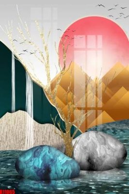 File tranh quảng cáo file tranh in treo tường file decor tổng hợp R11065 (download file gốc)