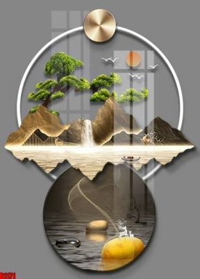 File gốc file tranh in treo tường file decor tổng hợp R1171 (PNG) trong suốt (transparent)