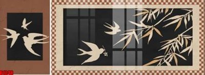 Download file gốc file tranh in treo tường file decor tổng hợp R1248 (in mica) trong suốt