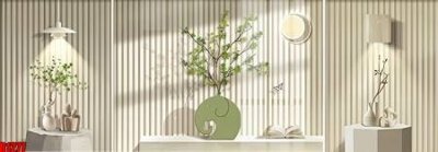 File gốc file tranh in treo tường file decor tổng hợp R1277 (in lụa) cao cấp