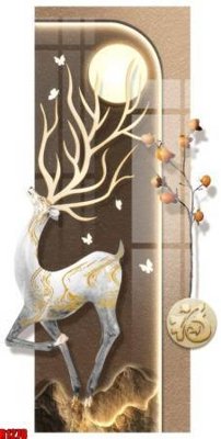 File tranh file tranh in treo tường file decor tổng hợp R1278 (gốc) chủ đề trừu tượng