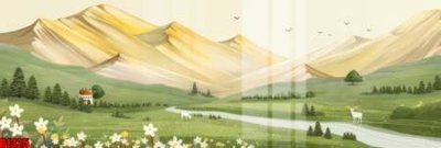 Tải file file tranh in treo tường file decor tổng hợp R1325 (PSD) cho in ấn quảng cáo