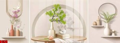 File tranh file tranh in treo tường file decor tổng hợp R1578 (bản gốc) in lụa dán tường