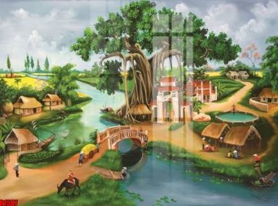 File tranh file tranh in treo tường file decor tổng hợp R1587 (bản gốc) in lụa 3D