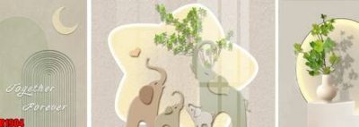 File gốc file tranh in treo tường file decor tổng hợp R1904 (ảnh chi tiết) để in trần