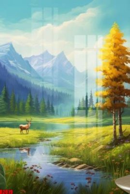 File tranh file tranh in treo tường file decor tổng hợp R2019 (file gốc) chủ đề phong thủy