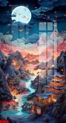 File in ấn file tranh in treo tường file decor tổng hợp R2058 (bản gốc) cao cấp