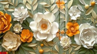 Tải file file tranh in treo tường file decor tổng hợp R2159 (gốc) chủ đề hoa sen