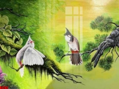 File gốc file tranh in treo tường file decor tổng hợp R2282 (trang trí) phòng ngủ