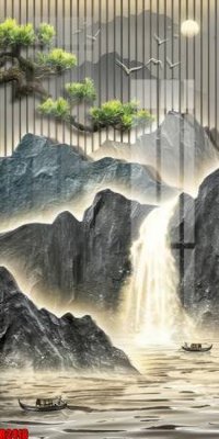 Tải file gốc file tranh in treo tường file decor tổng hợp R2418 (in khổ lớn) không mờ