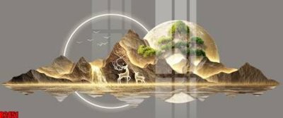 Tải file file tranh in treo tường file decor tổng hợp R2451 (gốc) in trên mọi chất liệu