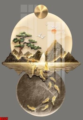 Mua file tranh gốc file tranh in treo tường file decor tổng hợp R2537 tại Filetranh.com