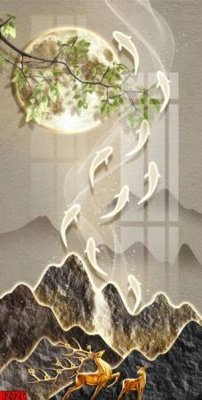 File gốc file tranh in treo tường file decor tổng hợp R2726 (phong cách) châu Âu