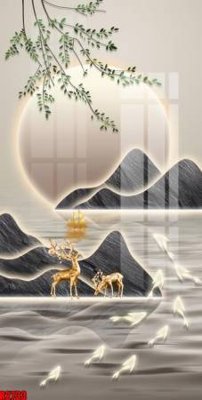 File PSD in ấn file tranh in treo tường file decor tổng hợp R2733 (chất lượng cao)