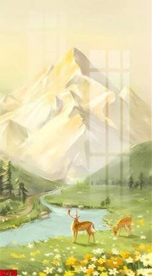 Tải file gốc in lụa file tranh in treo tường file decor tổng hợp R2774 siêu nét